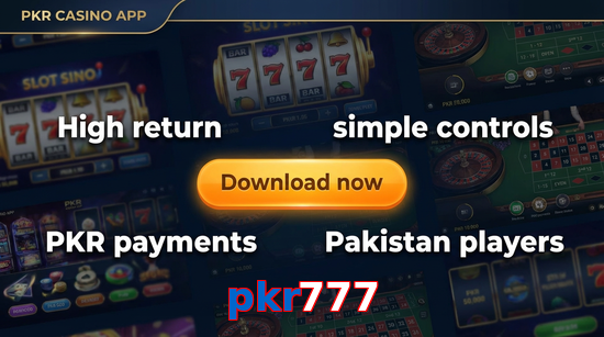 Main screen of Pkr777 gamedownload page for PK players